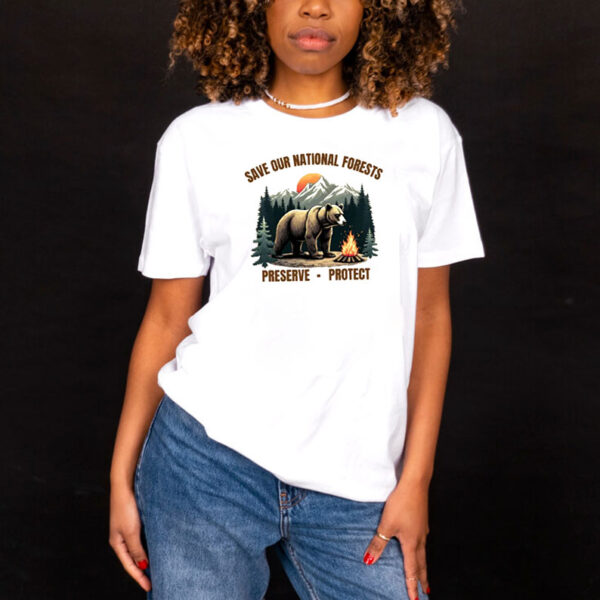 anti trump shirt for activist, Save our National Forests tshirt