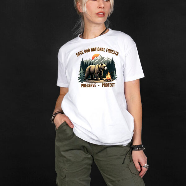 anti trump shirt for activist, Save our National Forests tshirt